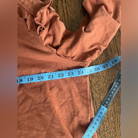 Time and Tru Women's Quilted Ruffle Sweatshirt Size XXL - Picture 7 of 7